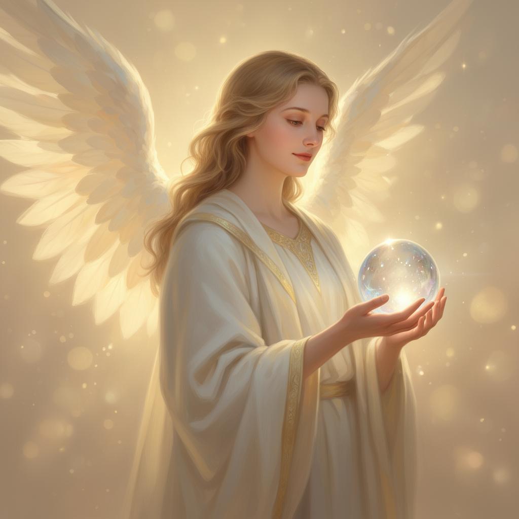 Portrait of Celestia, the Angel Card Messenger