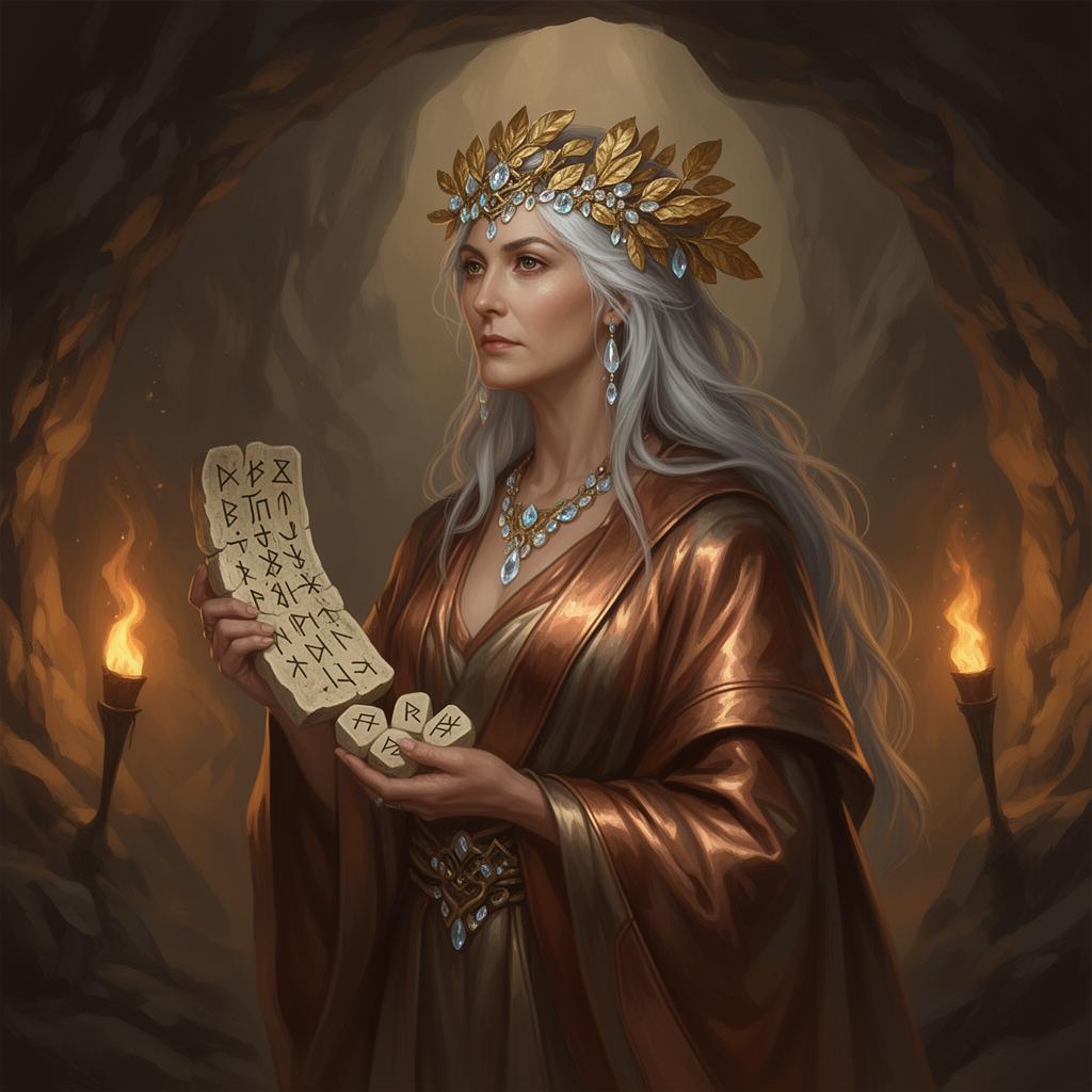 Portrait of Sibyl, the Oracle Card Seer